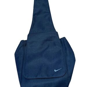 Nike Sling Bag Y2K Vintage Single Strap Crossbody Shoulder Black Navy Blue